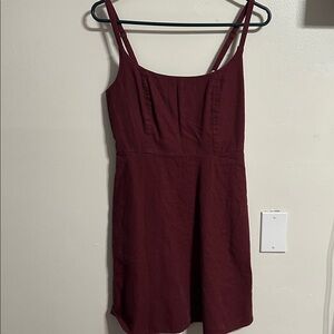NWT old navy burgundy dress with pockets